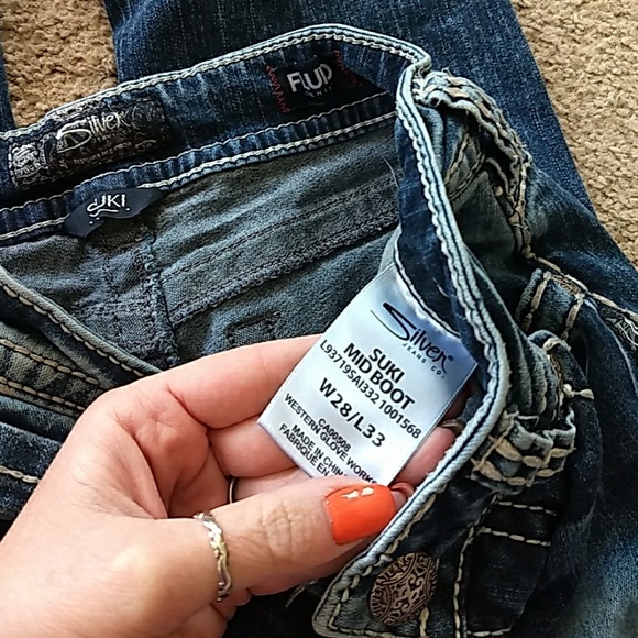 Silver Suki Jeans - Picture 4 of 6